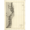 Carte marine ancienne - 4936 - CORSE (Côte Est), BASTIA, PORTO, VECCHIO - FRANCE (Côte Sud) - MEDITERRANEE, TYRRHENIENNE (Mer) -
