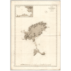 Reproduction carte marine ancienne - 5217 - BALEARES (îles), IVICE (île), FORMENTERA (île) - MEDITERRANEE - (1903 - ?)