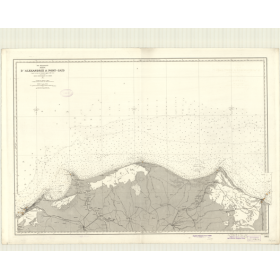Reproduction carte marine ancienne - 5662 - ALEXANDRIE, PORT, SAID - EGYPTE (Côte Nord) - MEDITERRANEE, AFRIQUE (Côte Nord) - (1