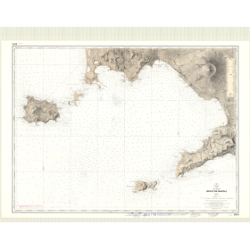 Reproduction carte marine ancienne Shom - 6711 - NAPOLI (Golfe) - ITALIE (Côte Ouest) - MEDITERRANEE - (1977 - ?)