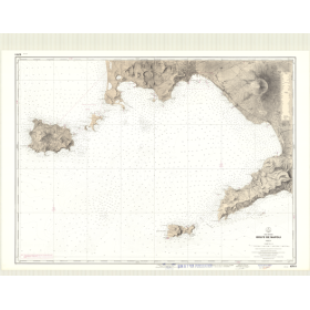 Reproduction carte marine ancienne - 6711 - NAPOLI (Golfe) - ITALIE (Côte Ouest) - MEDITERRANEE - (1977 - ?)