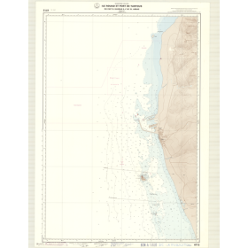 Reproduction carte marine ancienne Shom - 6712 - ROUAD (île), TARTOUS (Port), EL HASSAN (Cap), EL ABBAS (Cap) - SYRIE -