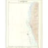 Reproduction carte marine ancienne Shom - 6712 - ROUAD (île), TARTOUS (Port), EL HASSAN (Cap), EL ABBAS (Cap) - SYRIE -