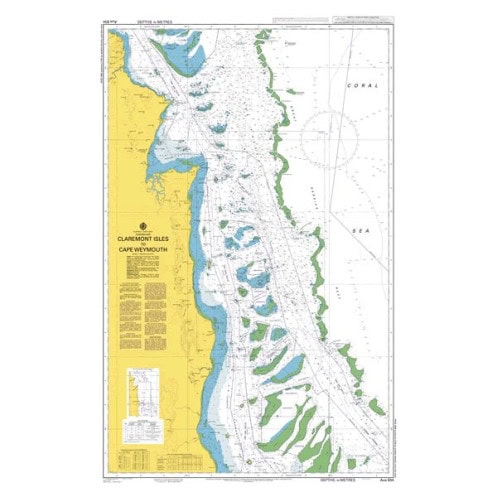 Australian Hydrographic Office - AUS834 - Claremont Isles to Cape Weymouth