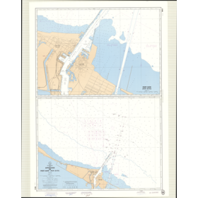 Carte marine ancienne - 7012 - PORT-SAID (Abords), BUR-SAID (Abords) - EGYPTE (Côte Nord) - MEDITERRANEE, AFRIQUE (Côte Nord) -