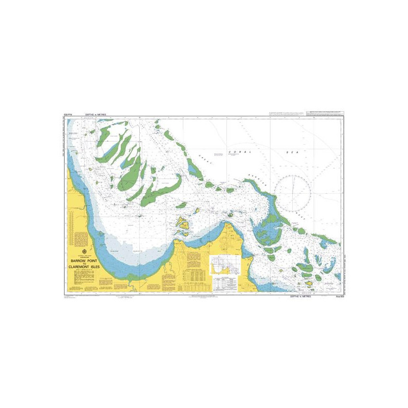 Australian Hydrographic Office - AUS833 - Barrow Point to Claremont Isles