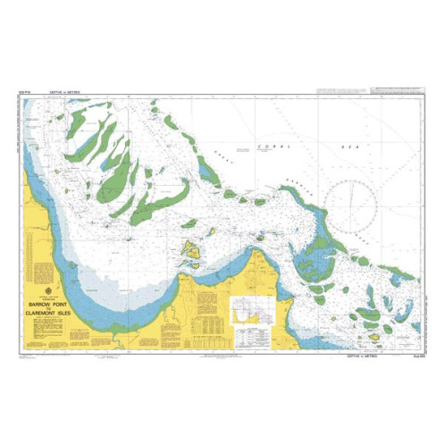 Australian Hydrographic Office - AUS833 - Barrow Point to Claremont Isles