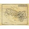 Carte marine ancienne de l'île de Ré en 1696 par "Basse Marée"