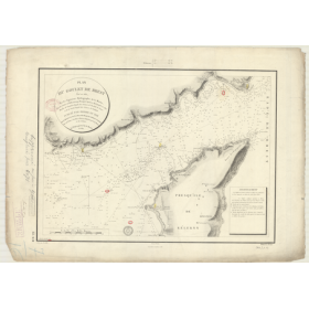 Carte marine ancienne - 112 - BREST (Goulet) - FRANCE (Côte Ouest) - Atlantique - (1822 - 1902)