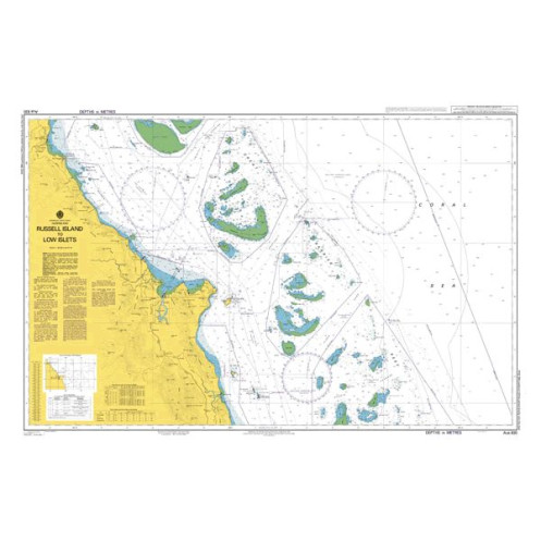 Australian Hydrographic Office - AUS830 - Russell Island to Low Islets