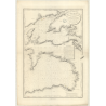 Reproduction carte marine ancienne Shom - 113 - BREST (Rade), d'UARNENEZ (Baie) - FRANCE (Côte Ouest) - Atlantique - (1