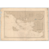 Reproduction carte marine ancienne - 131 - LORIENT, SAINT, NAZAIRE - FRANCE (Côte Ouest) - ATLANTIQUE - (1829 - ?)