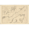 Reproduction carte marine ancienne - 322 - TERRE-NEUVE (Côte Nord), FEROLLE (Pointe), BELLE, ISLE - ATLANTIQUE - (1784 - ?)