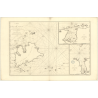 Reproduction carte marine ancienne Shom - 326 - TERRE-NEUVE (Côte Est), FOGO (île) - Atlantique - (1792 - ?)