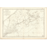 Reproduction carte marine ancienne Shom - 328 - TERRE, NEUVE, NEW, YORK - Atlantique,AMERIQUE de NORD (Côte Est) - (178