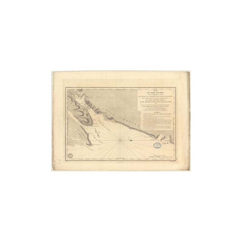 Carte marine ancienne - 332 - SAINT-LAURENT (Golfe), pRINCE EDOUARD (île), SAINTE-ANNE (Rade), d'UPHI