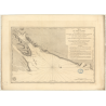 Reproduction carte marine ancienne - 332 - SAINT-LAURENT (Golfe), PRINCE EDOUARD (île), SAINTE-ANNE (Rade), DAUPHIN (Port) - ATL
