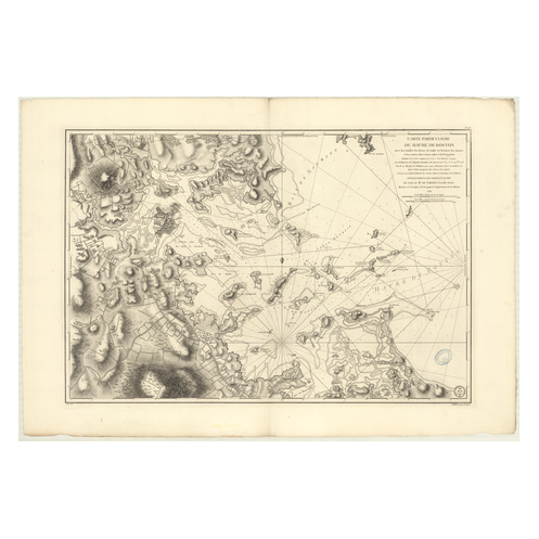 Reproduction carte marine ancienne Shom - 336 - MAINE (Baie), BOSTON (Port) - ETATS-UNIS (Côte Est) - Atlantique,AMERIQ