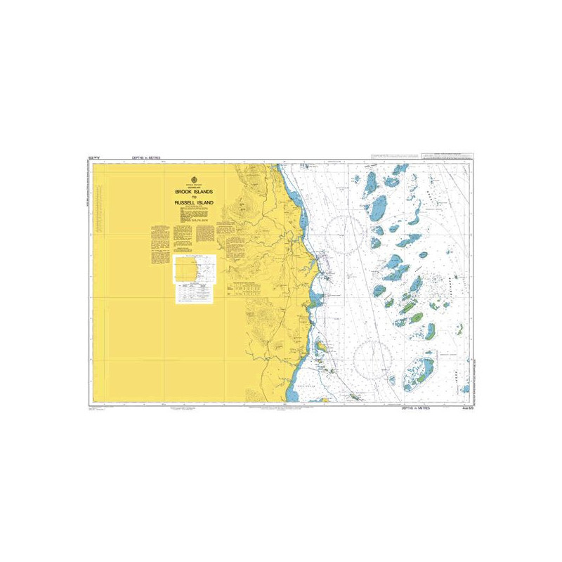 Australian Hydrographic Office - AUS829 - Brook Islands to Russell Island