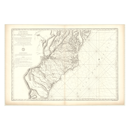 Reproduction carte marine ancienne - 338 - MAY (Cap), JACKSONVILLE - ETATS-UNIS (Côte Est) - ATLANTIQUE, AMERIQUE DU NORD (Côte Reproduction carte marine ancienne - 338 - MAY (Cap), JACKSONVILLE - ETATS-UNIS (Côte Est) - ATLANTIQUE, AMERIQUE DU NORD (Côte