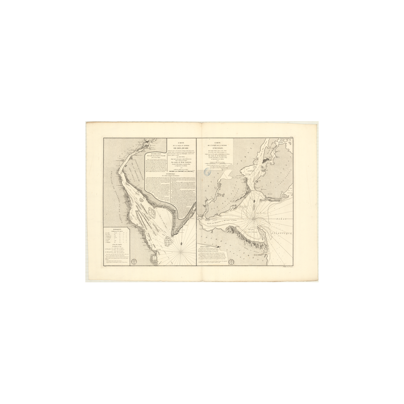 Reproduction carte marine ancienne Shom - 339 - d'LAWARE (Baie) - ETATS-UNIS (Côte Est) - Atlantique,AMERIQUE de NORD (