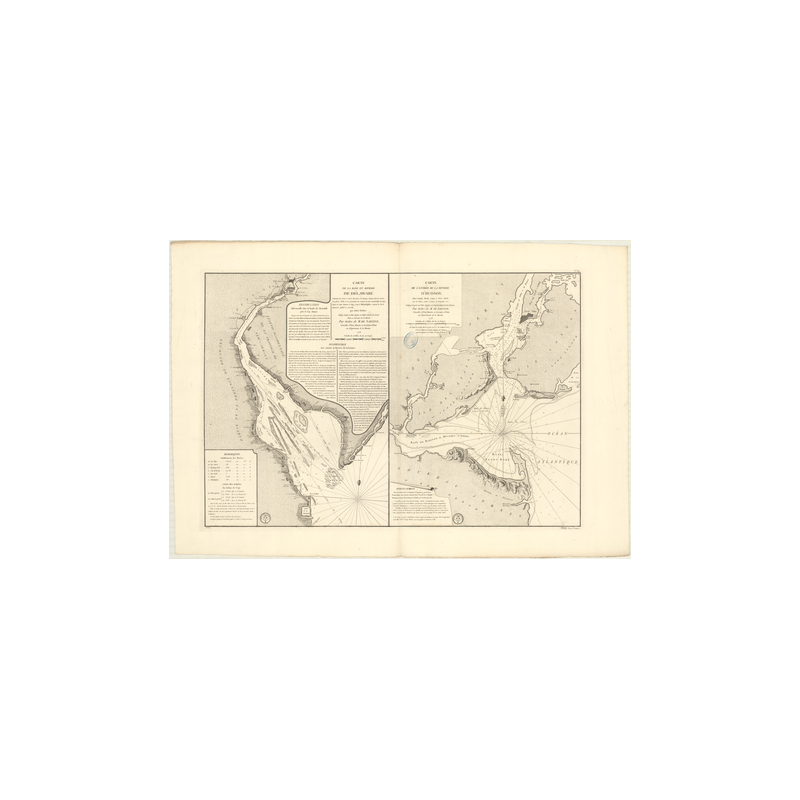 Carte marine ancienne - 339 - d'LAWARE (Baie) - ETATS-UNIS (Côte Est) - Atlantique, AMERIQUE de NORD (