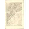 Reproduction carte marine ancienne - 342 - PORT ROYAL, AWFOSKEE (Détroit), CAROLINE (Côte Sud) - ETATS-UNIS (Côte Est) - ATLANTI