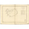 Reproduction carte marine ancienne - 837 - FEROE (îles) - ISLANDE - ATLANTIQUE - (1836 - ?)
