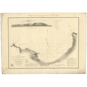 Carte marine ancienne - 852 - MAROC - Atlantique, AFRIQUE (Côte Nord) - (1837 - ?)