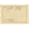 Reproduction carte marine ancienne - 866 - TERRE-NEUVE (Côte Sud), MIQUELON, RAZE (Cap) - CANADA (Côte Est) - ATLANTIQUE, AMERIQ