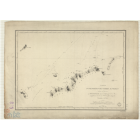 Reproduction carte marine ancienne - 885 - BRANSFIELD (Détroit) - ATLANTIQUE, AUSTRALES (Régions), SCOTIA (Mer) - (1838 - 1914)