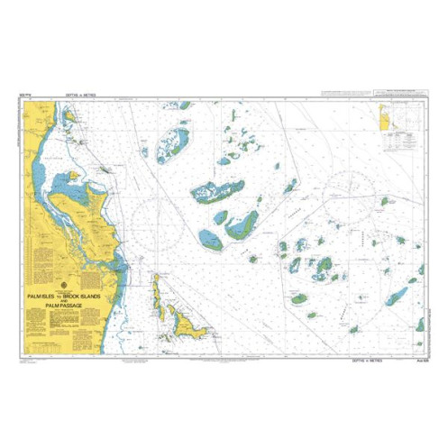 Australian Hydrographic Office - AUS828 - Palm Isles to Brook Islands and Palm Passage