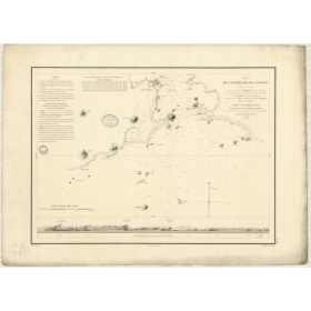 Reproduction carte marine ancienne Shom - 887 - RIO JANEIRO (Baie) - BRESIL - Atlantique,AMERIQUE de SUD (Côte Est) - (