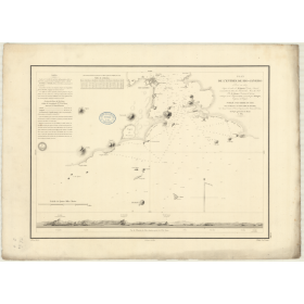 Reproduction carte marine ancienne - 887 - RIO JANEIRO (Baie) - BRESIL - ATLANTIQUE, AMERIQUE DU SUD (Côte Est) - (1839 - ?)
