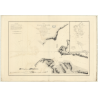 Reproduction carte marine ancienne Shom - 912 - SPITZBERG, BEL SOND (Baie), BELLSUND (Baie) - ARCTIQUE,GROENLAND (Mer) -