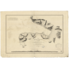 Reproduction carte marine ancienne - 929 - SPITZBERG, MADELEINE (Baie) - ATLANTIQUE, GROENLAND (Mer) - (1841 - 1904)