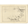 Carte marine ancienne - 954 - REIKLAVIK (Baie), REYKJAVIK (Baie) - ISLANDE (Côte Ouest) - ATLANTIQUE - (1842 - 1912)