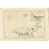 Reproduction carte marine ancienne - 954 - REIKLAVIK (Baie), REYKJAVIK (Baie) - ISLANDE (Côte Ouest) - ATLANTIQUE - (1842 - 1912
