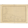Carte marine ancienne - 959 - GUYANE, MARACA (île), MARANHAM (île) - BRESIL - ATLANTIQUE, AMERIQUE DU SUD (Côte Est) - (1842 - ?