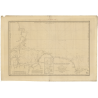 Reproduction carte marine ancienne - 959 - GUYANE, MARACA (île), MARANHAM (île) - BRESIL - ATLANTIQUE, AMERIQUE DU SUD (Côte Est
