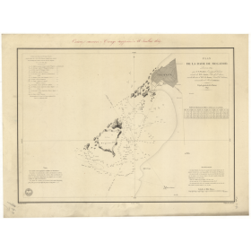 Reproduction carte marine ancienne Shom - 960 - MOGADOR (Rade), ESSAOUIRA (Rade) - MAROC - Atlantique - (1842 - ?)