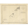 Reproduction carte marine ancienne Shom - 960 - MOGADOR (Rade), ESSAOUIRA (Rade) - MAROC - Atlantique - (1842 - ?)