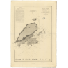 Reproduction carte marine ancienne Shom - 982 - TERRE-NEUVE (Côte Sud), SAINT-PIERRE (île) - Atlantique,AMERIQUE de NO