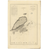 Reproduction carte marine ancienne - 982 - TERRE-NEUVE (Côte Sud), SAINT-PIERRE (île) - ATLANTIQUE, AMERIQUE DU NORD (Côte Est)