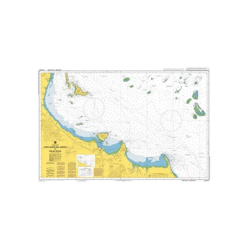 Australian Hydrographic Office - AUS827 - Cape Bowling Green to Palm Isles