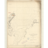 Reproduction carte marine ancienne - 2724 - GASCOGNE (Golfe), FONTARABIE (Baie) - FRANCE (Côte Ouest) - ATLANTIQUE - (1868 - 190