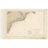 Carte marine ancienne - 2733 - YALTA (Rade), OURZOUF (Rade), JALTA (Rade) - U.R.S.S. (Côte Sud), CRIMEE - NOIRE (Mer) - (1868 -
