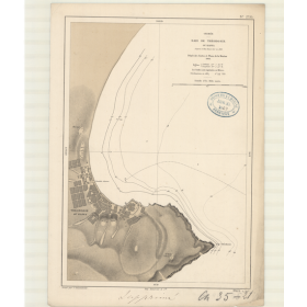 Carte marine ancienne - 2735 - THEODOSIE (Baie), KAFFA (Baie) - U.R.S.S. (Côte Sud), CRIMEE - NOIRE (Mer) - (1868 - 1892)