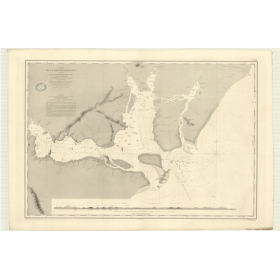 Carte marine ancienne - 2736 - PARANAGUA (Baie) - BRESIL (Côte Est) - ATLANTIQUE, AMERIQUE DU SUD (Côte Est) - (1868 - ?)