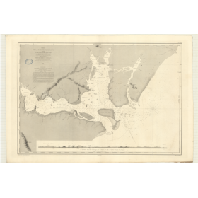 Reproduction carte marine ancienne - 2736 - PARANAGUA (Baie) - BRESIL (Côte Est) - ATLANTIQUE, AMERIQUE DU SUD (Côte Est) - (186